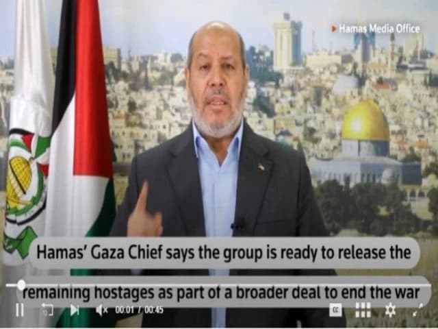 Hamas says it agrees to release Israeli hostages | The Express Tribune